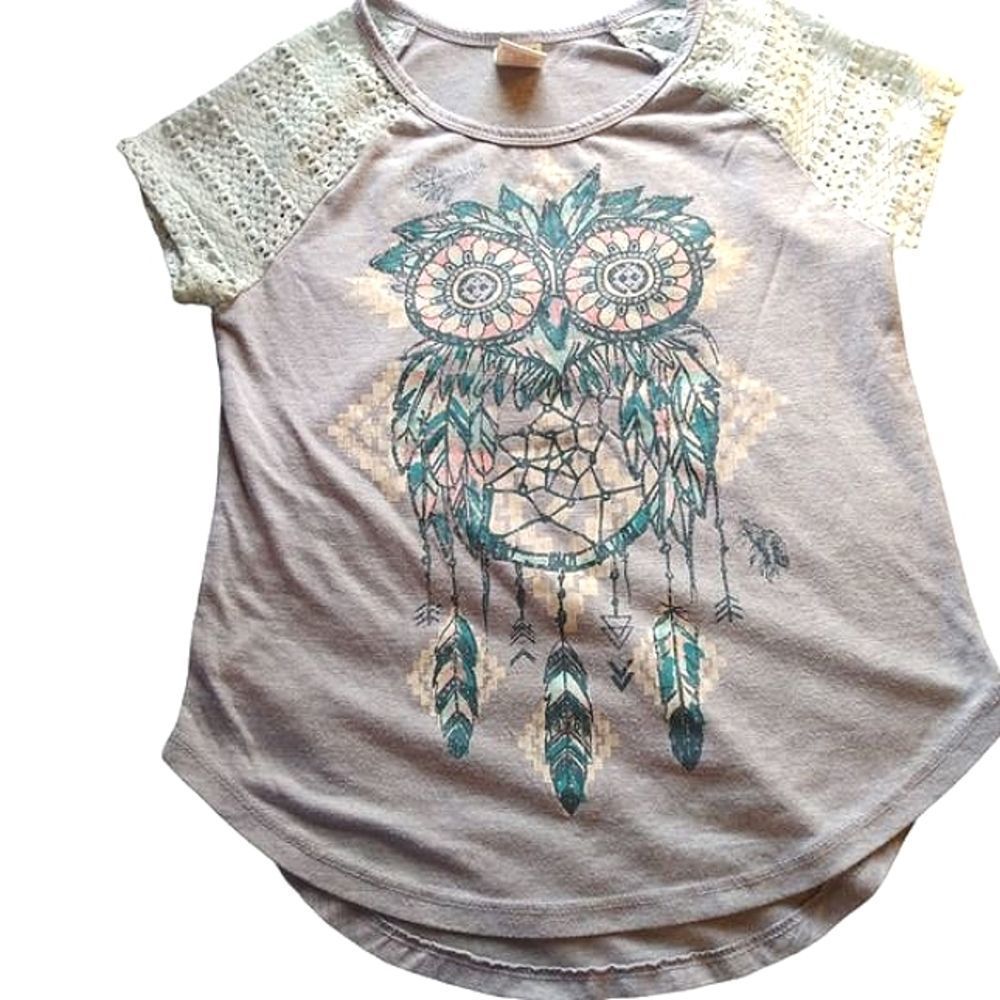 Arizona Jean Co. Casual Short Sleeve Shirt Girls Size 10-12